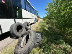 Helyszíni autóbusz gumiabroncs mentés: Volánbusz defektjavítás az országút szélén - 2025. július 2.